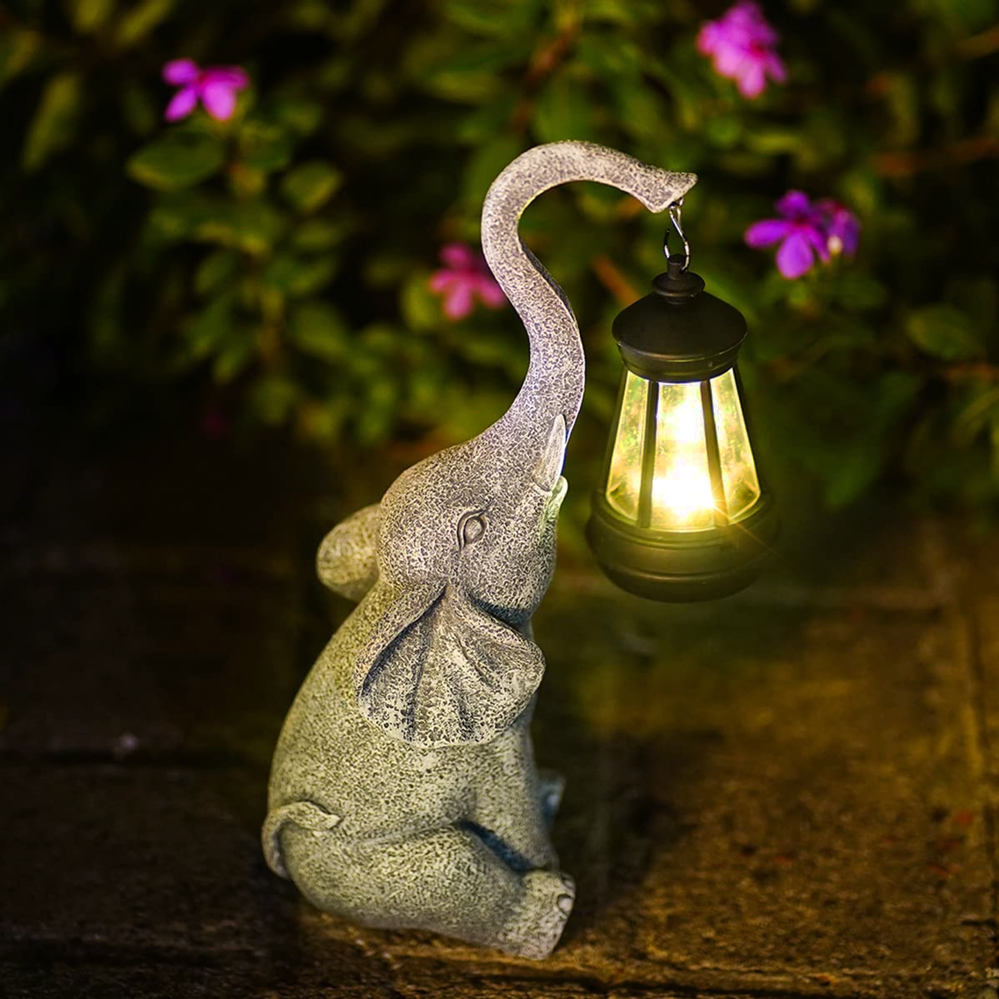 Gentle - Lampe De Jardin Avec Éléphant