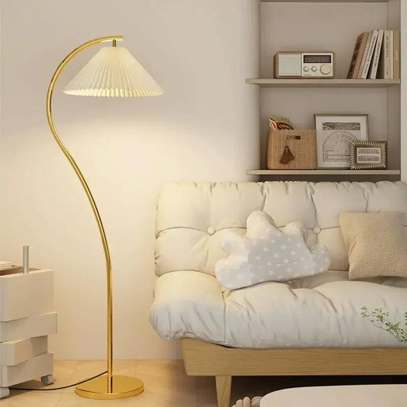 Lampadaire Led Moderne En Tissu