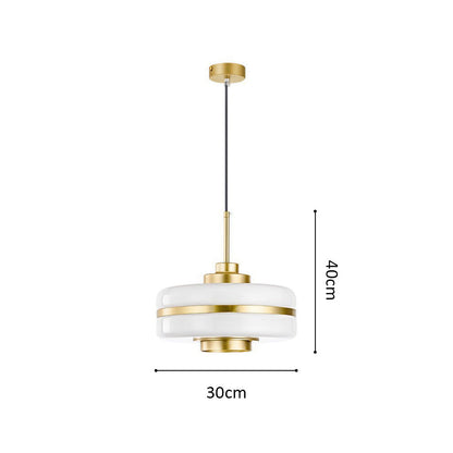 Lampe À Suspension En Verre De Luxe Nordique