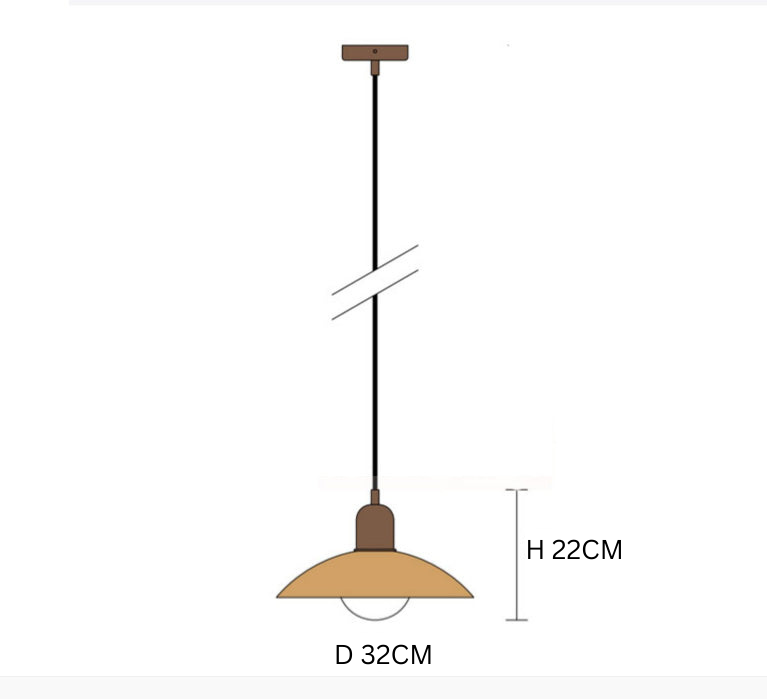 Suspension Bauhaus Macaron