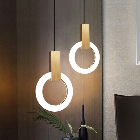 Lampe Suspendue À Led Nordic Ring