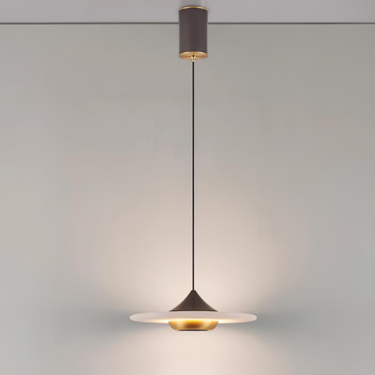 Lampe À Suspension En Marbre Soucoupe Volante