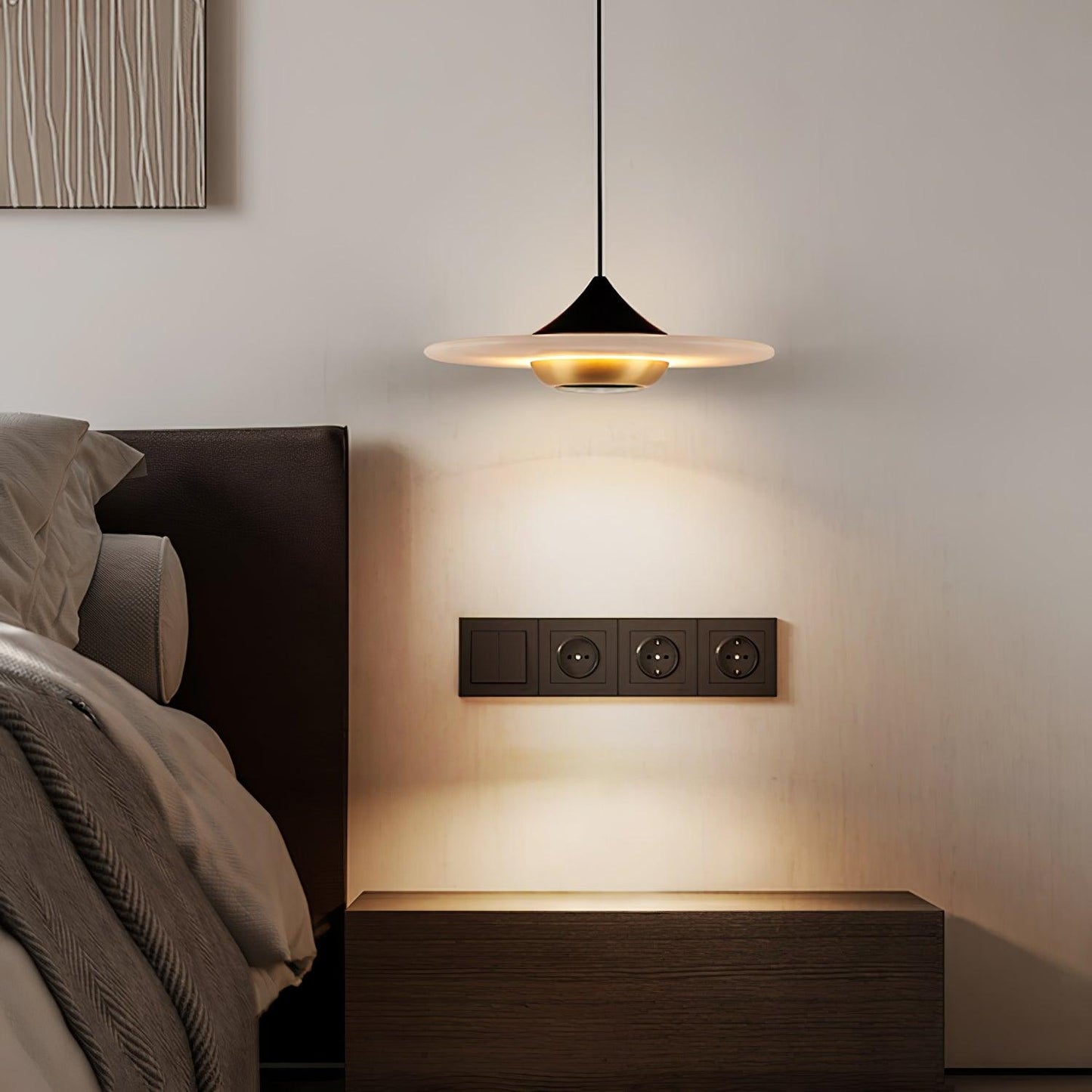 Kitera - Lampe suspendue en marbre