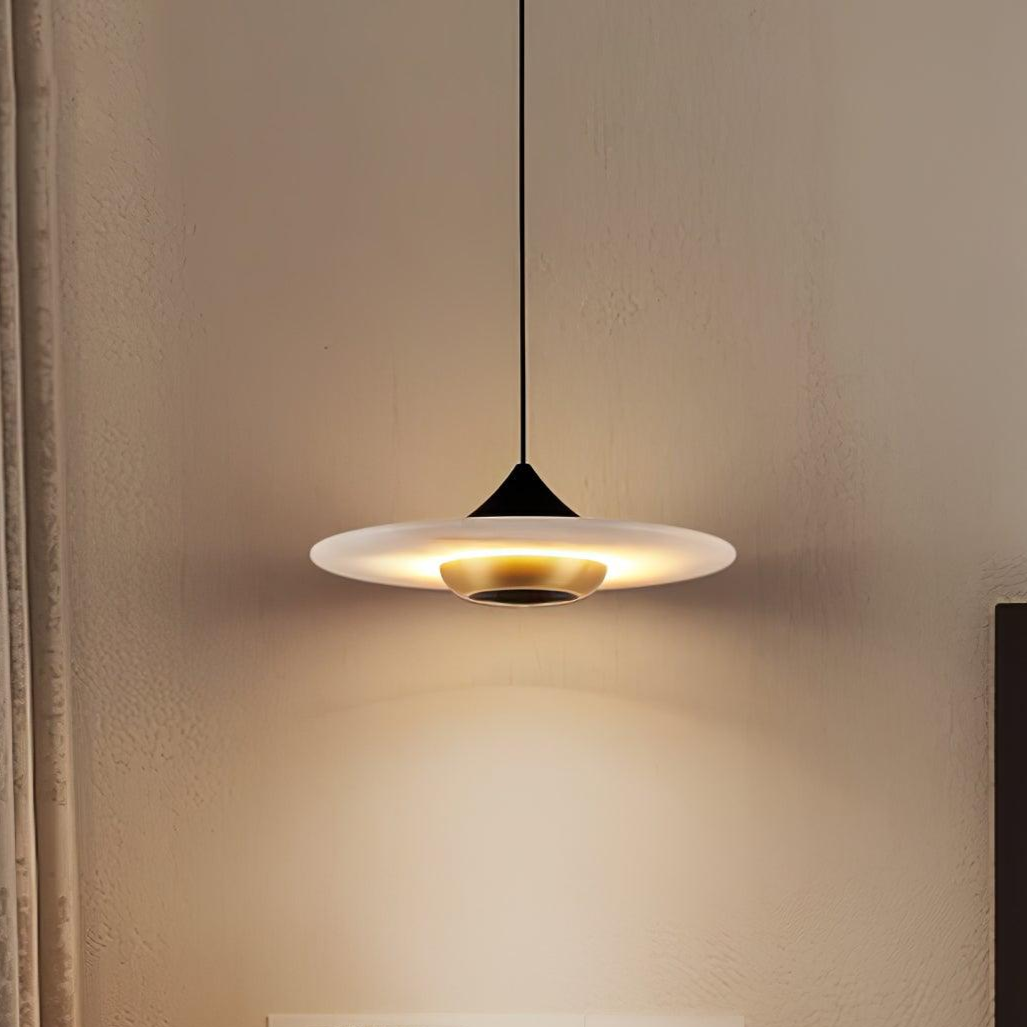 Lampe À Suspension En Marbre Soucoupe Volante