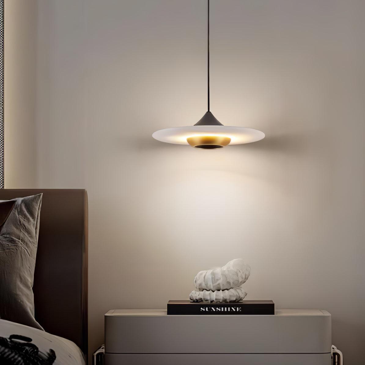 Lampe À Suspension En Marbre Soucoupe Volante