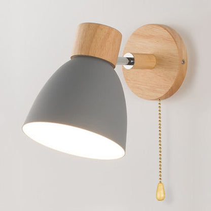 Applique Murale Scandinave Suspendue En Bois