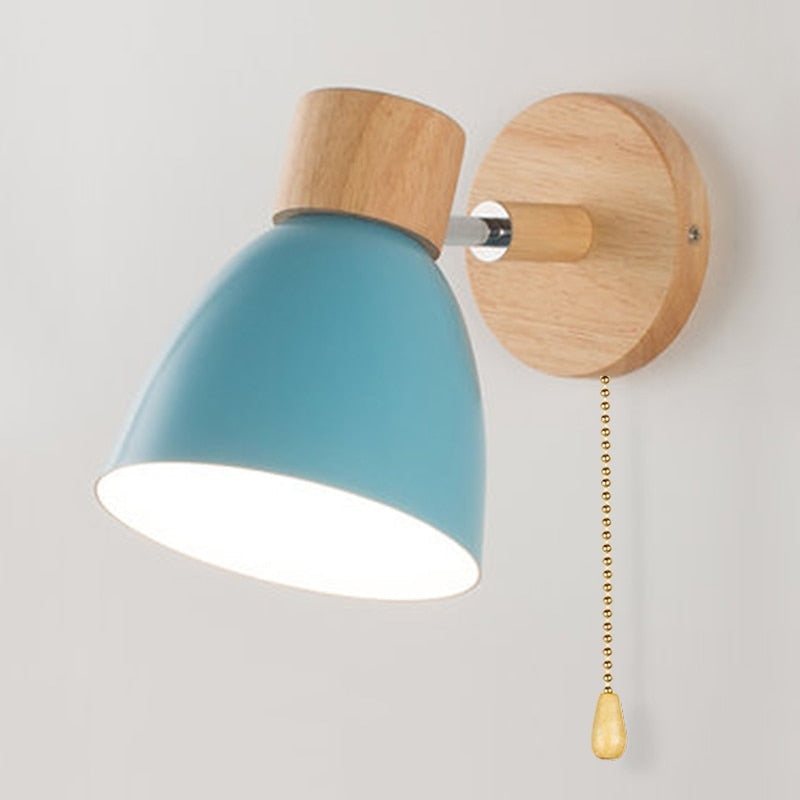 Applique Murale Scandinave Suspendue En Bois