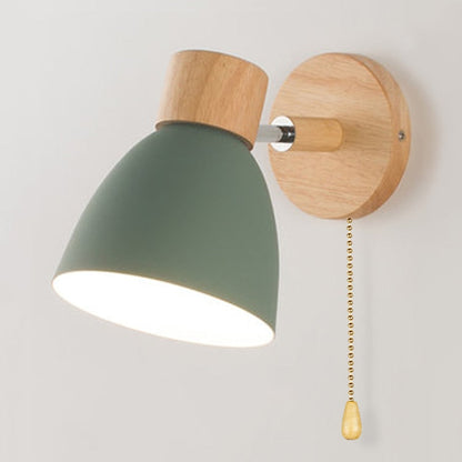 Applique Murale Scandinave Suspendue En Bois