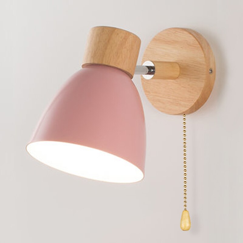 Applique Murale Scandinave Suspendue En Bois