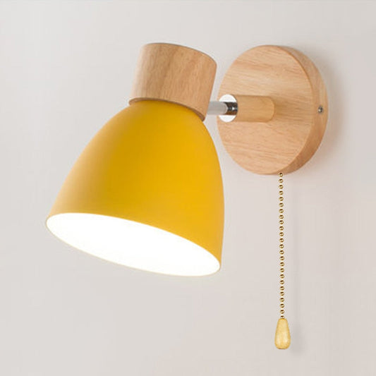 Applique Murale Scandinave Suspendue En Bois