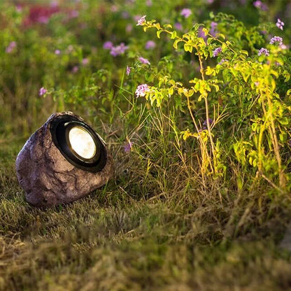 Lumière Rocheuse - Lampes Solaires En Forme De Pierre