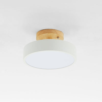 Plafonnier Led Moderne En Bois