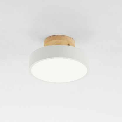 Plafonnier Led Moderne En Bois