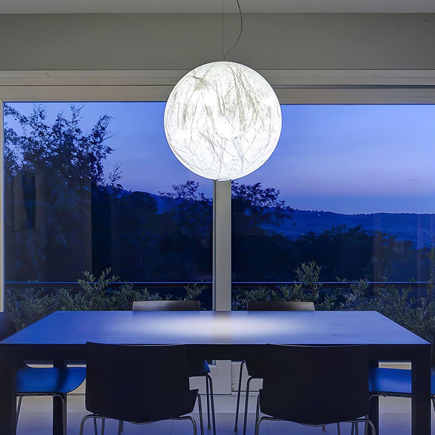 Nirelle - Lampe pendante en soie Moon