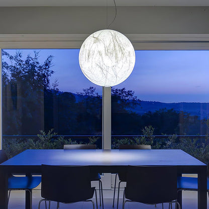 Nirelle - Lampe pendante en soie Moon