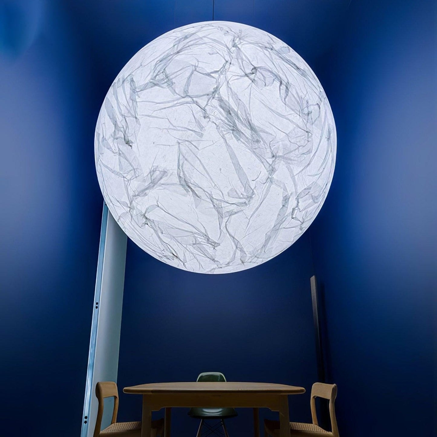 Nirelle - Lampe pendante en soie Moon