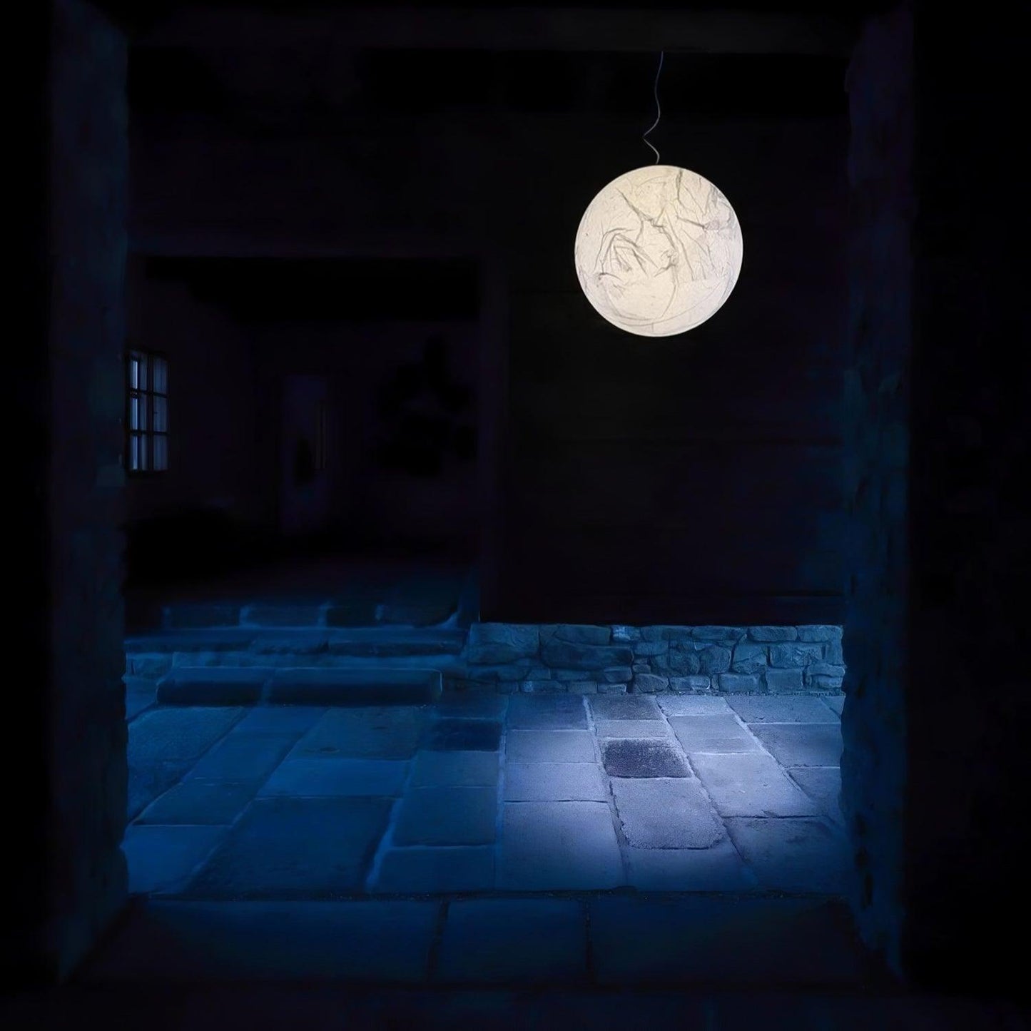 Nirelle - Lampe pendante en soie Moon