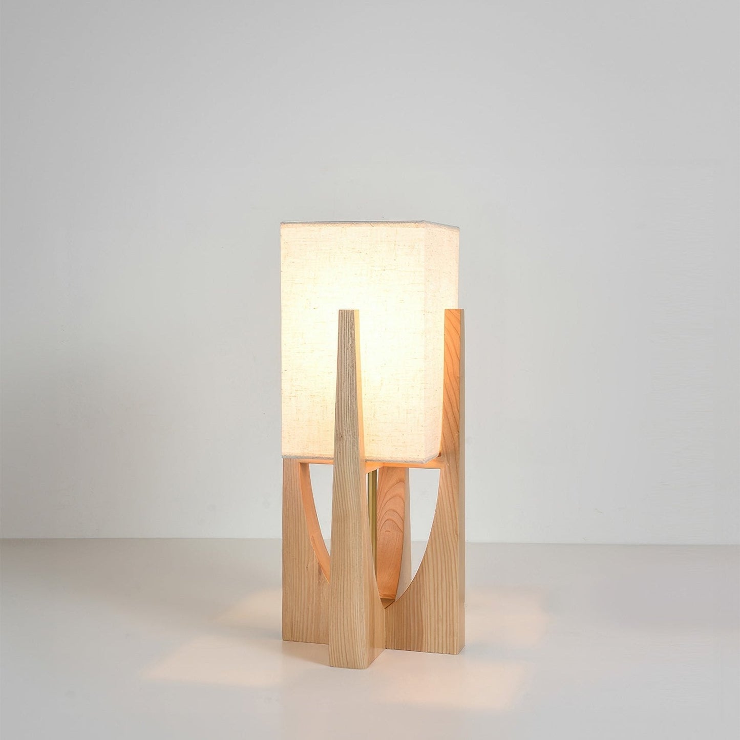 Lampadaire En Noyer De Style Japonais Lampe Simple En Bois Massif