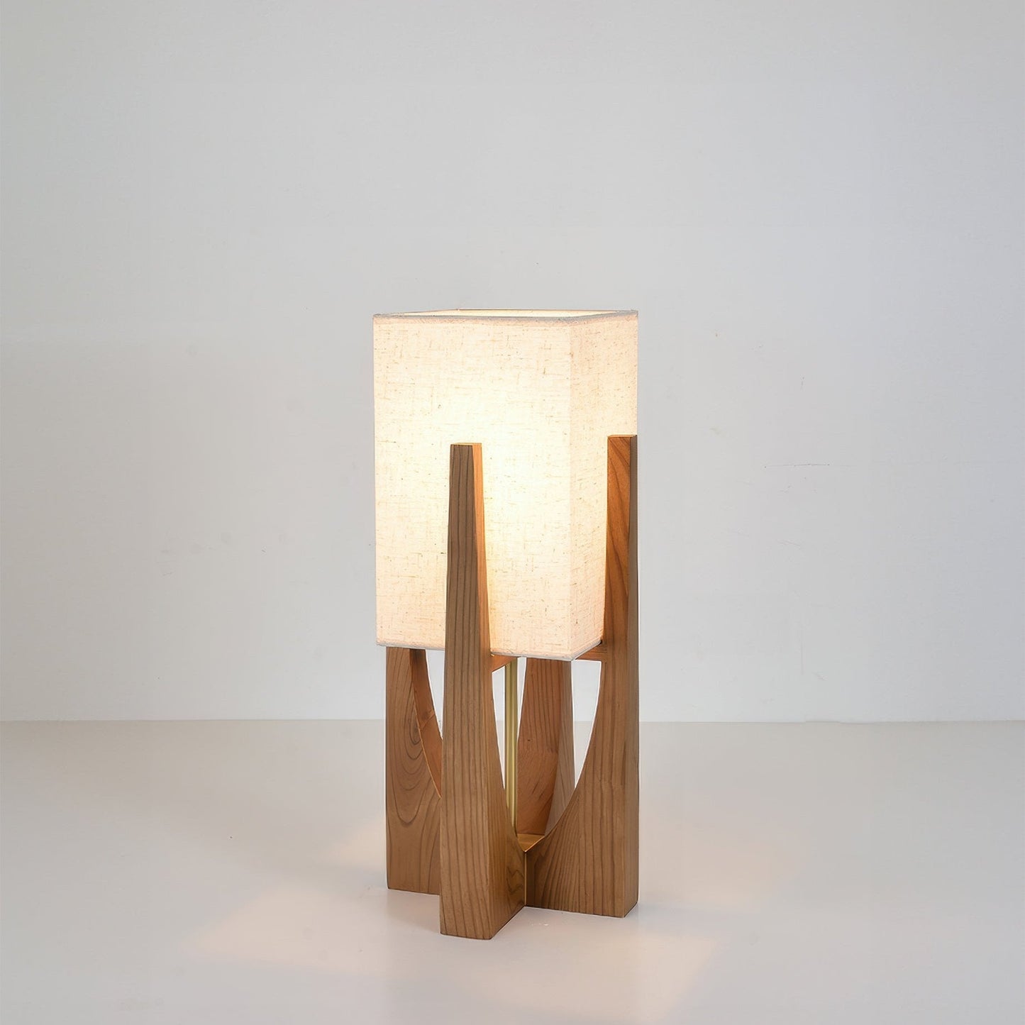 Lampadaire En Noyer De Style Japonais Lampe Simple En Bois Massif