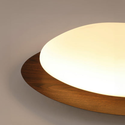 Plafonnier Scandinave En Grain De Bois Pebble