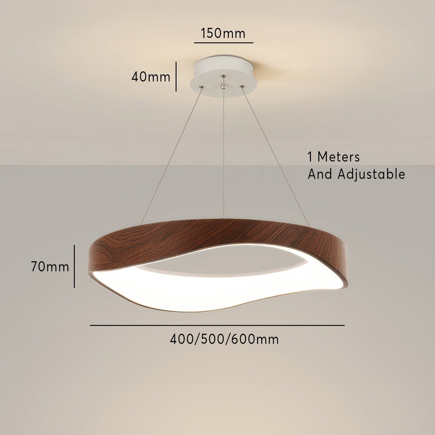 Suspension Led Ronde Moderne Pour Un Éclairage Intérieur Polyvalent