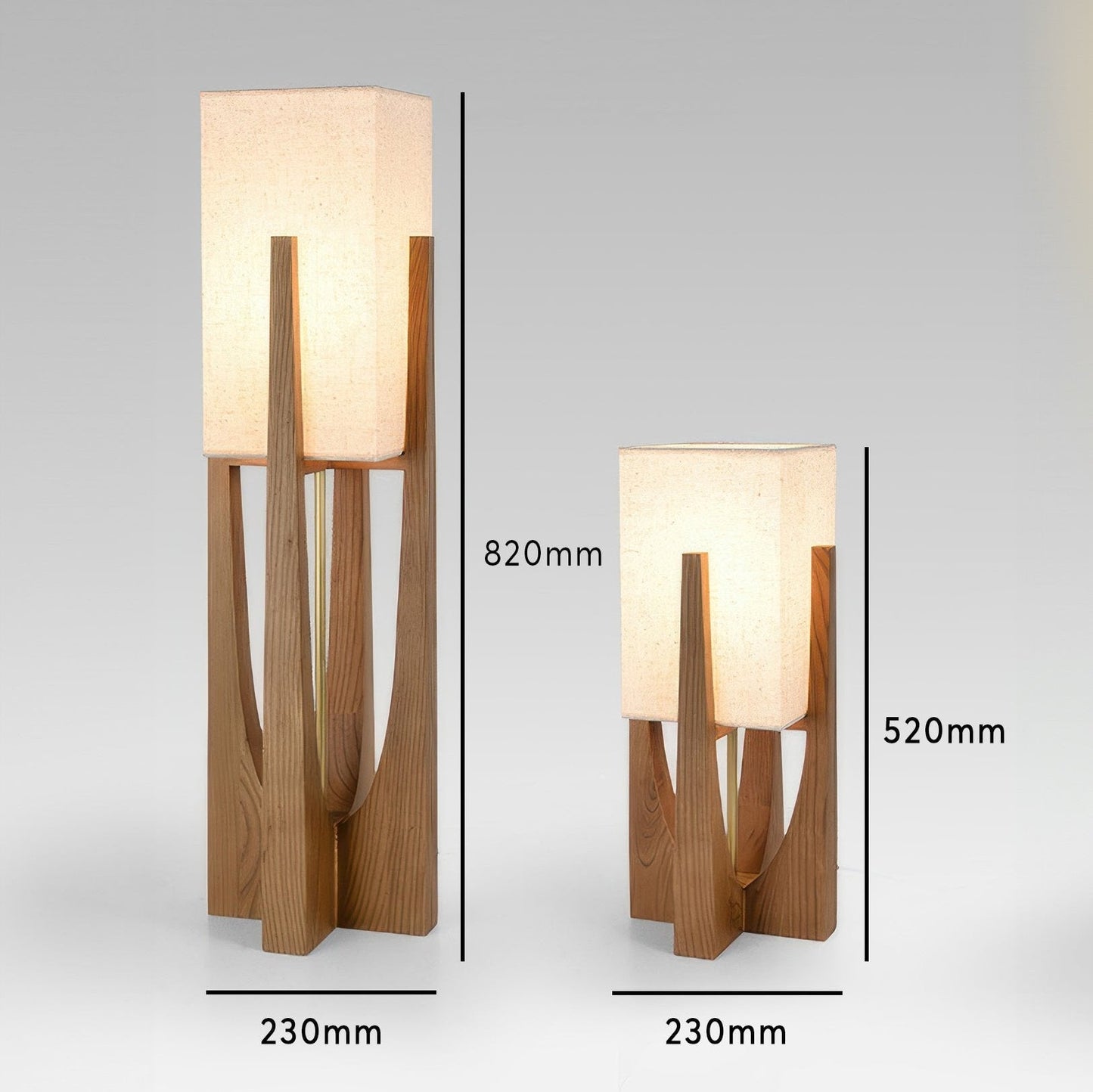 Lampadaire En Noyer De Style Japonais Lampe Simple En Bois Massif