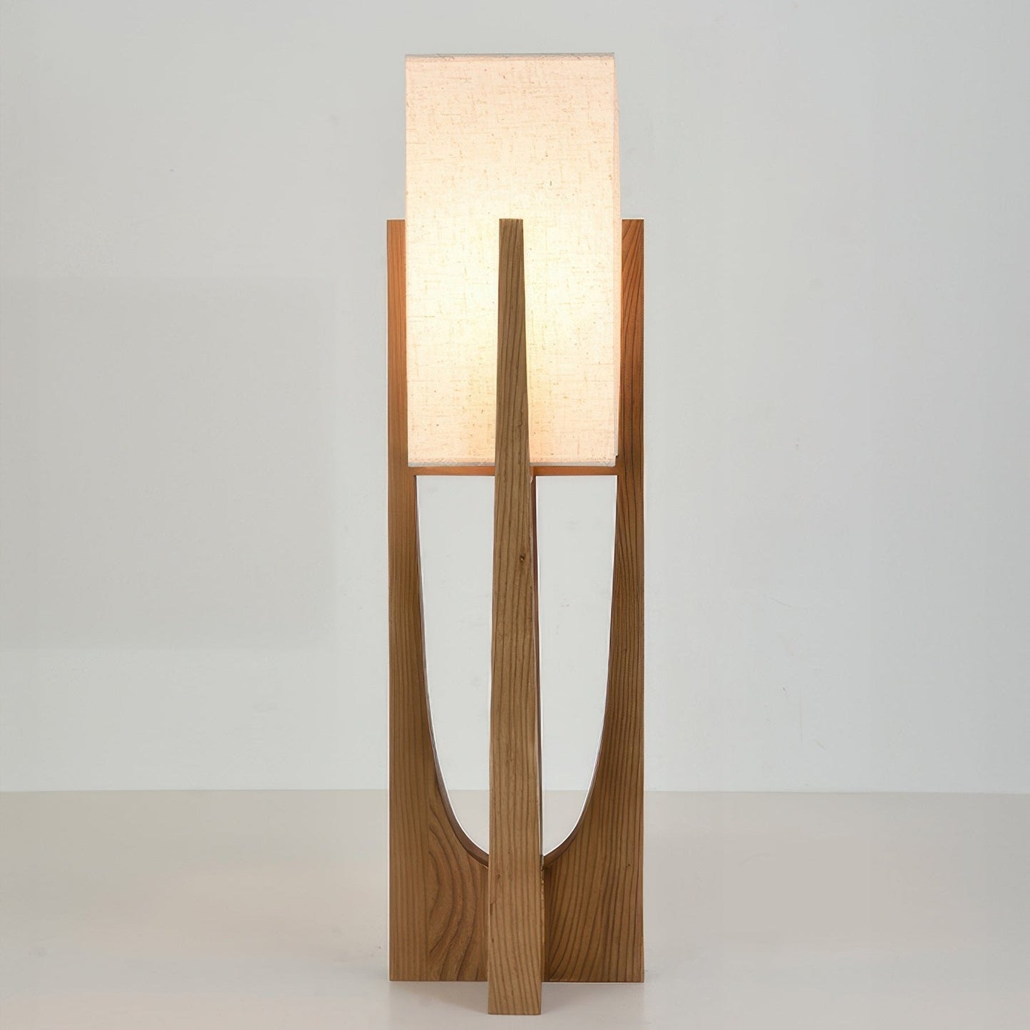 Lampadaire En Noyer De Style Japonais Lampe Simple En Bois Massif