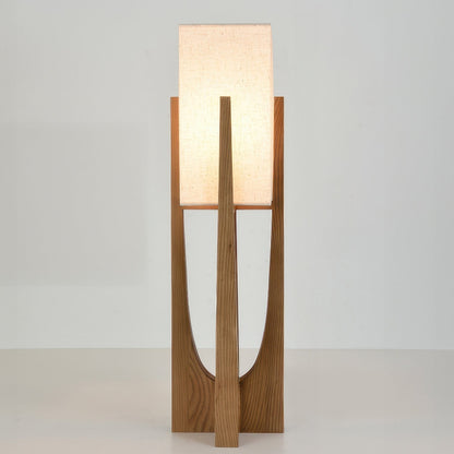 Lampadaire En Noyer De Style Japonais Lampe Simple En Bois Massif