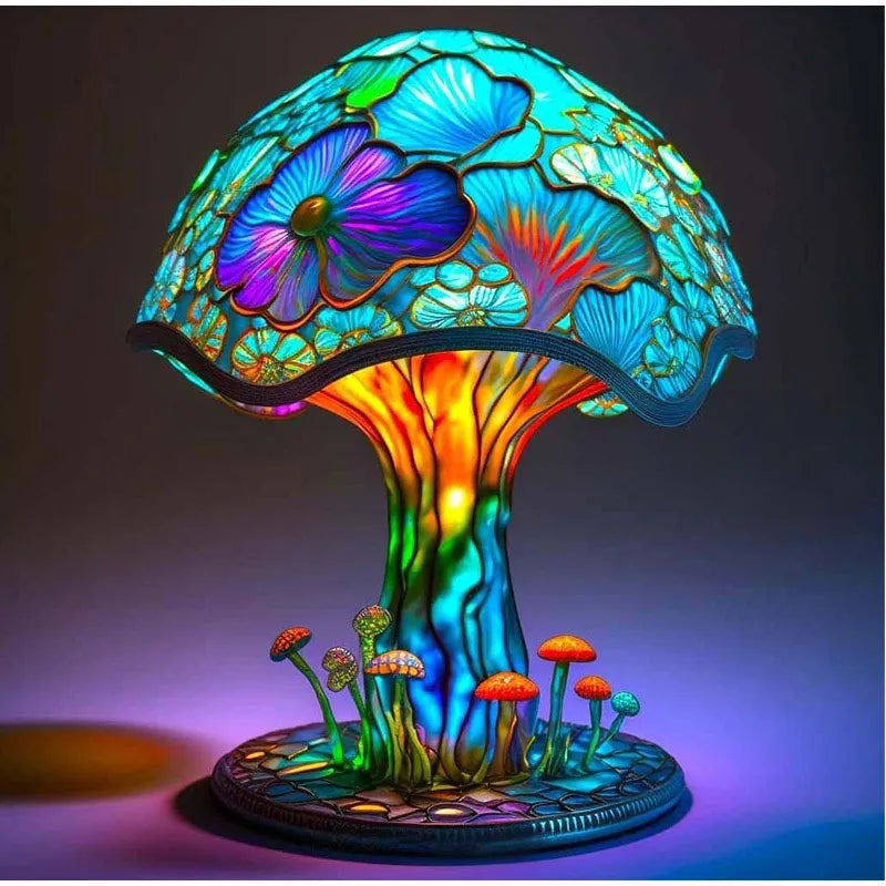 Lightshroom - Lampe De Table Champignon Colorée