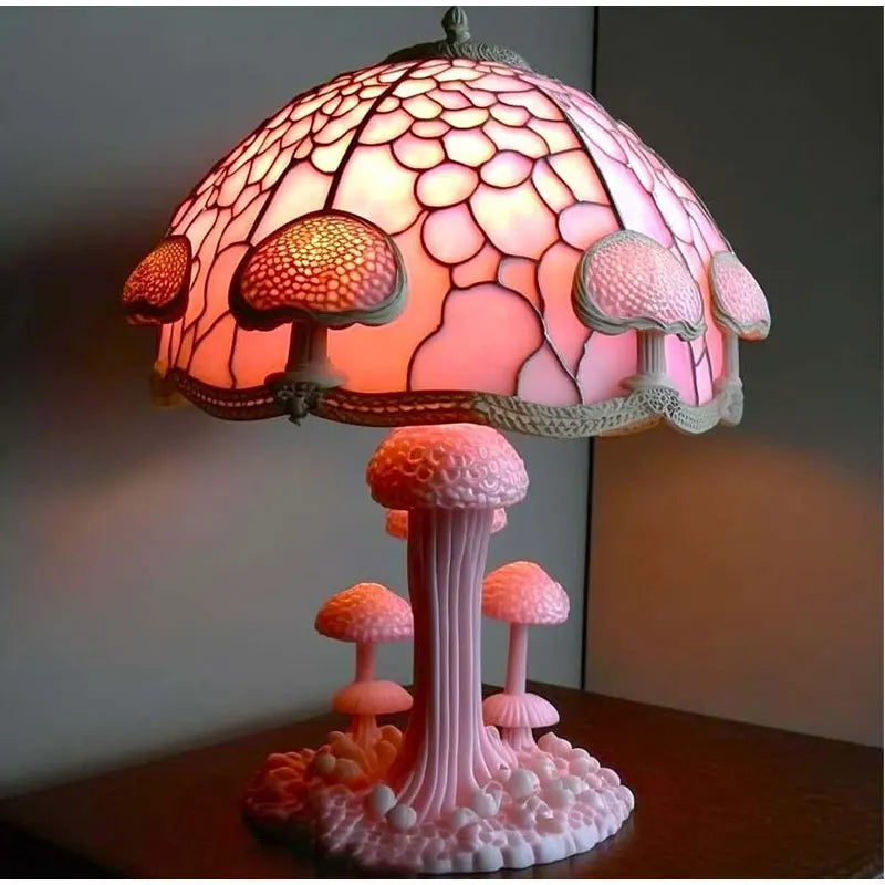 Lightshroom - Lampe De Table Champignon Colorée