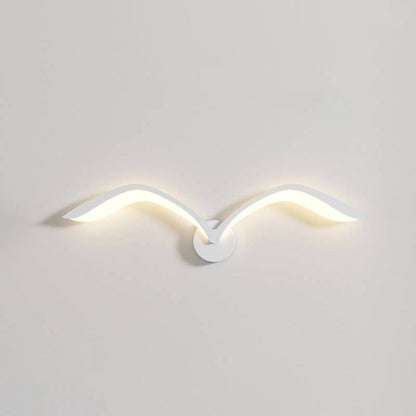 Applique Murale À Led En Acrylique Style Mouette Minimaliste Nordique