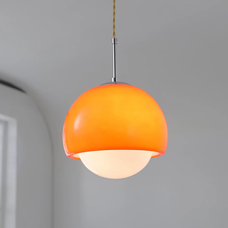 Linnaron - Lampe pendante en verre Bauhaus