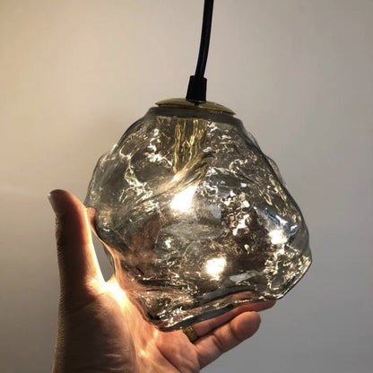 Lampe Suspendue En Verre De Lave