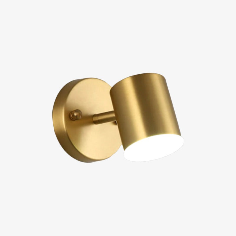 Applique Murale Moderne Led Style Spotlight Doré