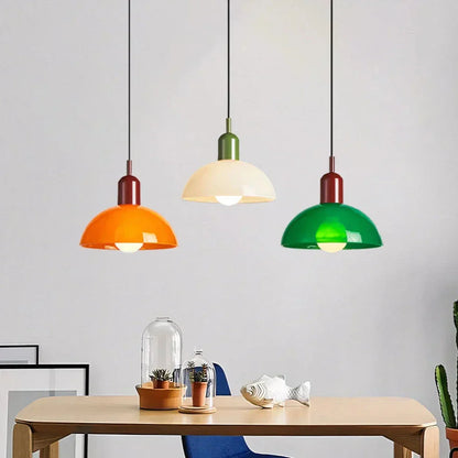 Lampe Suspendue Aurora En Forme De Bol Coloré