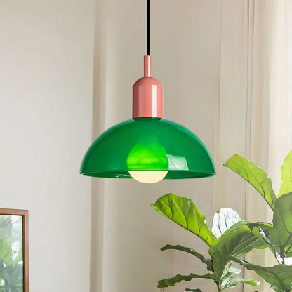 Lampe Suspendue Aurora En Forme De Bol Coloré