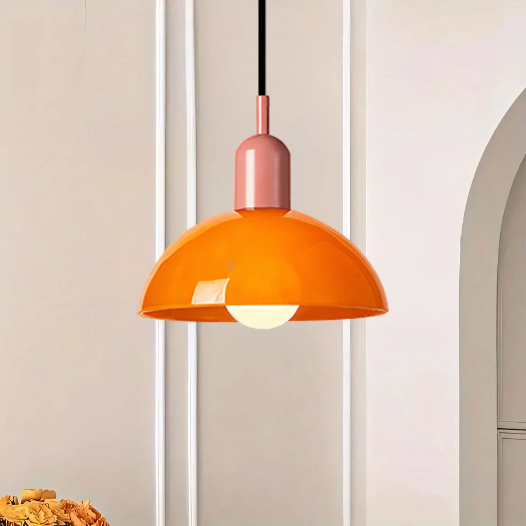 Lampe Suspendue Aurora En Forme De Bol Coloré