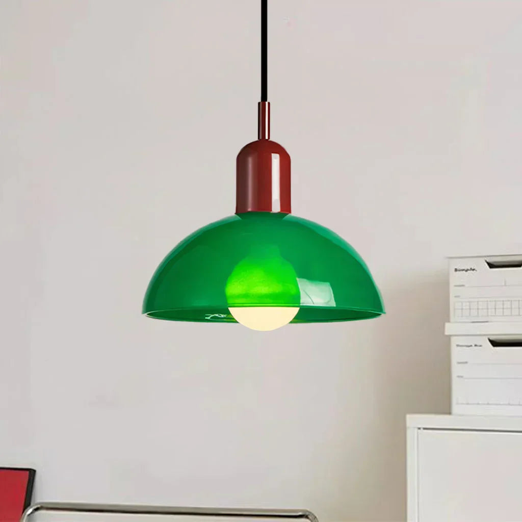 Lampe Suspendue Aurora En Forme De Bol Coloré