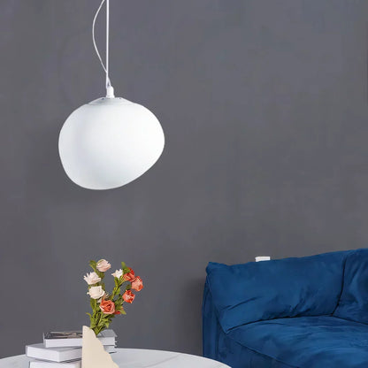 Suspension En Galets Blancs