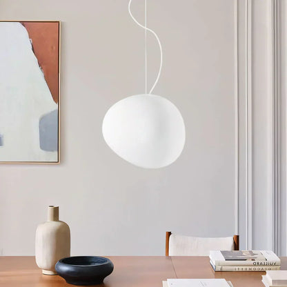 Suspension En Galets Blancs
