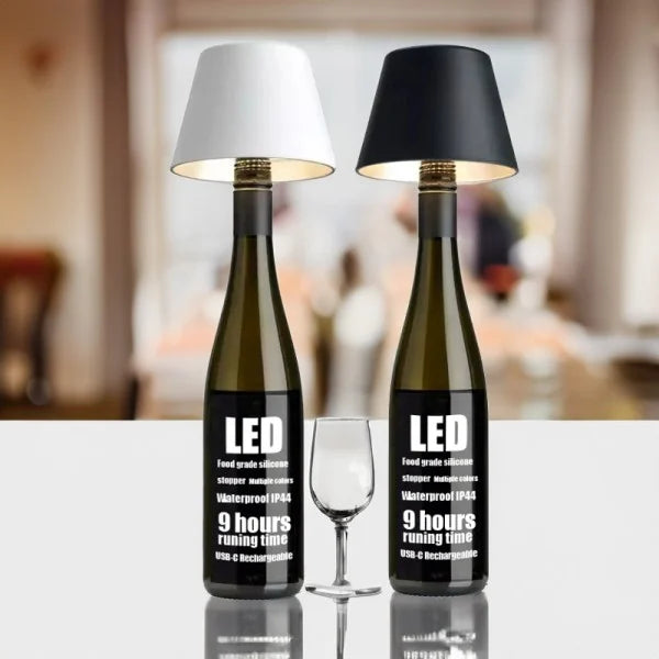 Lampe De Table Rechargeable Pour Bouteille De Vin À Faire Soi-même