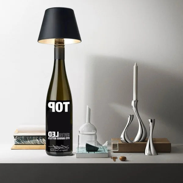 Lampe De Table Rechargeable Pour Bouteille De Vin À Faire Soi-même