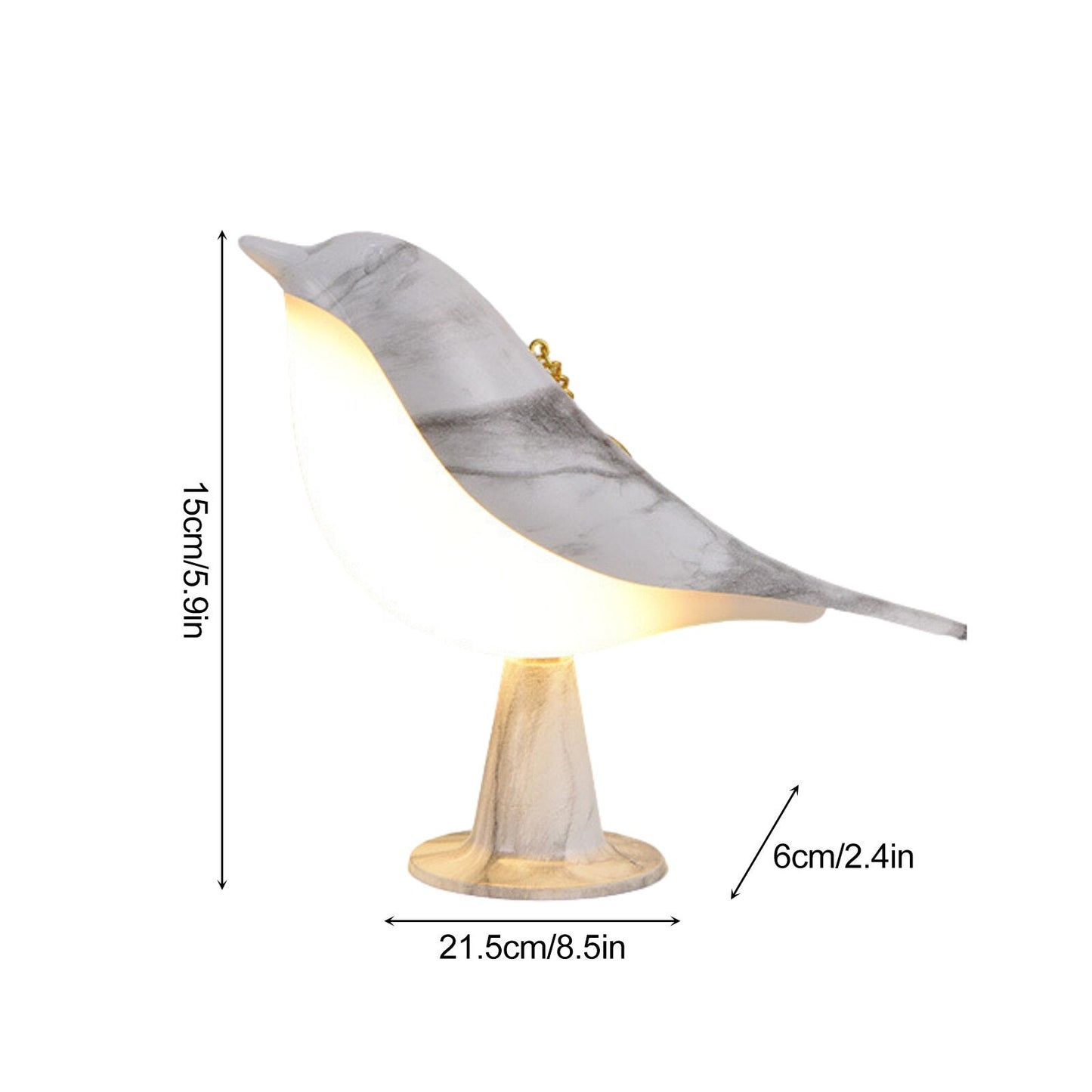 Oiseau femelle - Lampe de table