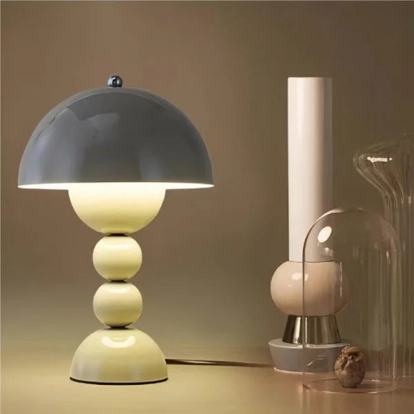 Lampe De Table Portable Colorée À Boutons De Fleurs Nordiques