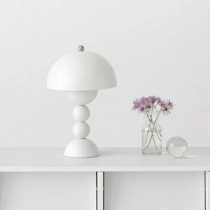 Lampe De Table Portable Colorée À Boutons De Fleurs Nordiques