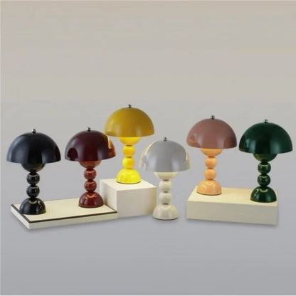 Lampe De Table Portable Colorée À Boutons De Fleurs Nordiques