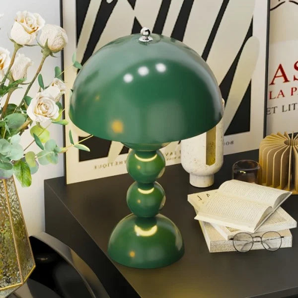 Lampe De Table Portable Colorée À Boutons De Fleurs Nordiques
