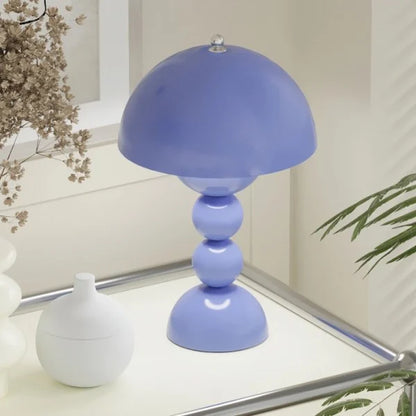 Lampe De Table Portable Colorée À Boutons De Fleurs Nordiques