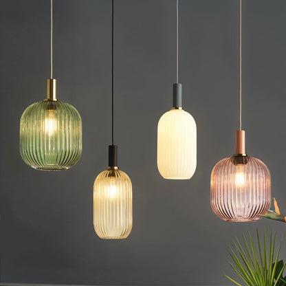 Lampe Suspendue En Verrerie