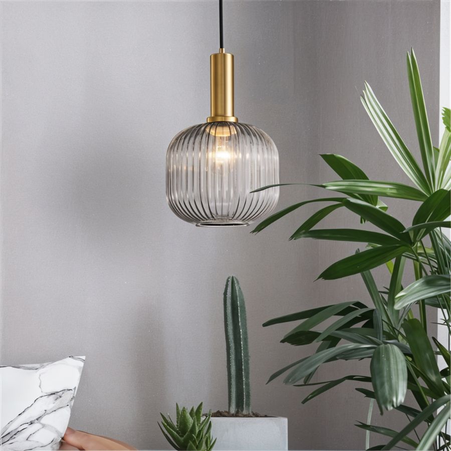 Lampe Suspendue En Verrerie